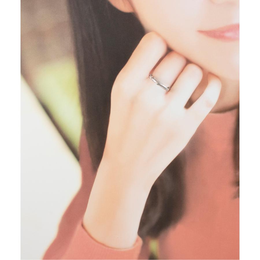 ペア リング 指輪 マリッジリング 結婚指輪 プラチナ ダイヤモンド Pt 900 Pilot パイロット 2本 セット 金属アレルギー 刻印無料 細 ライン ツイスト 光沢 P351の画像