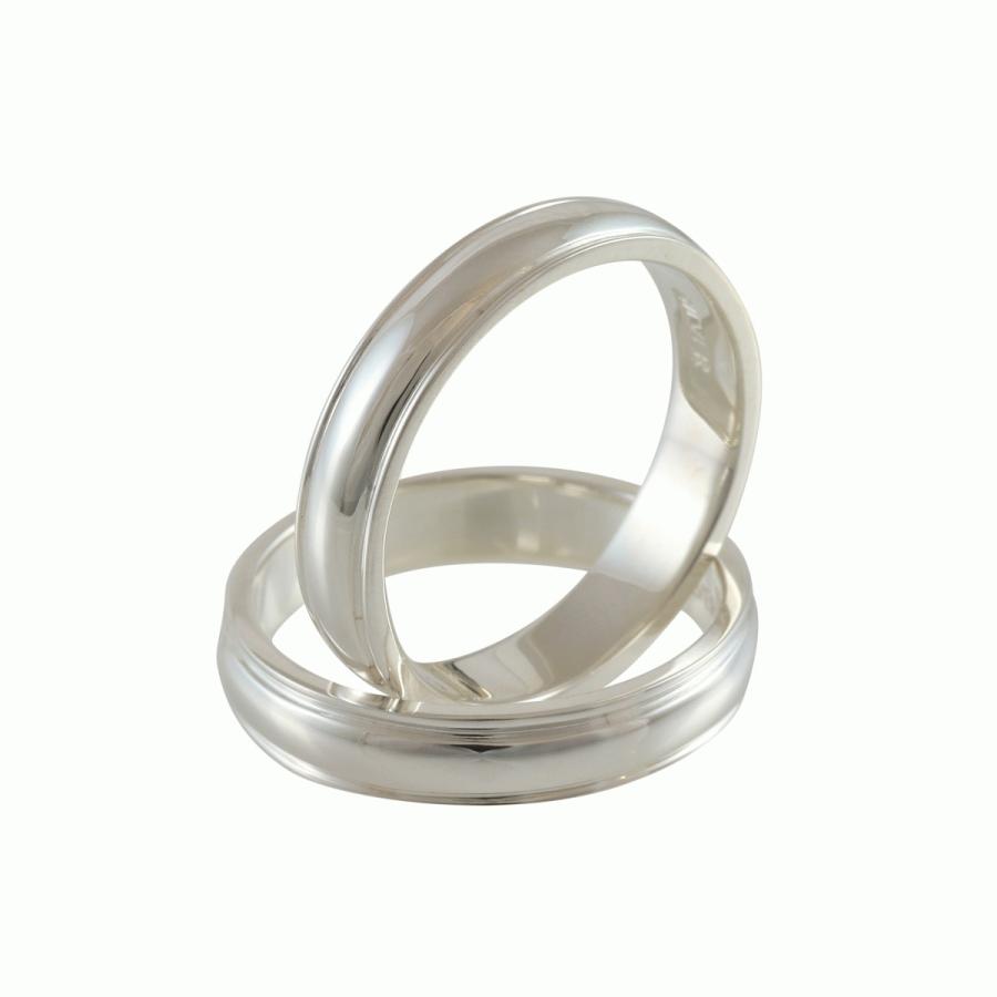 ペア リング 指輪 シルバー SILVER 925 銀製品 2本 セット 甲丸