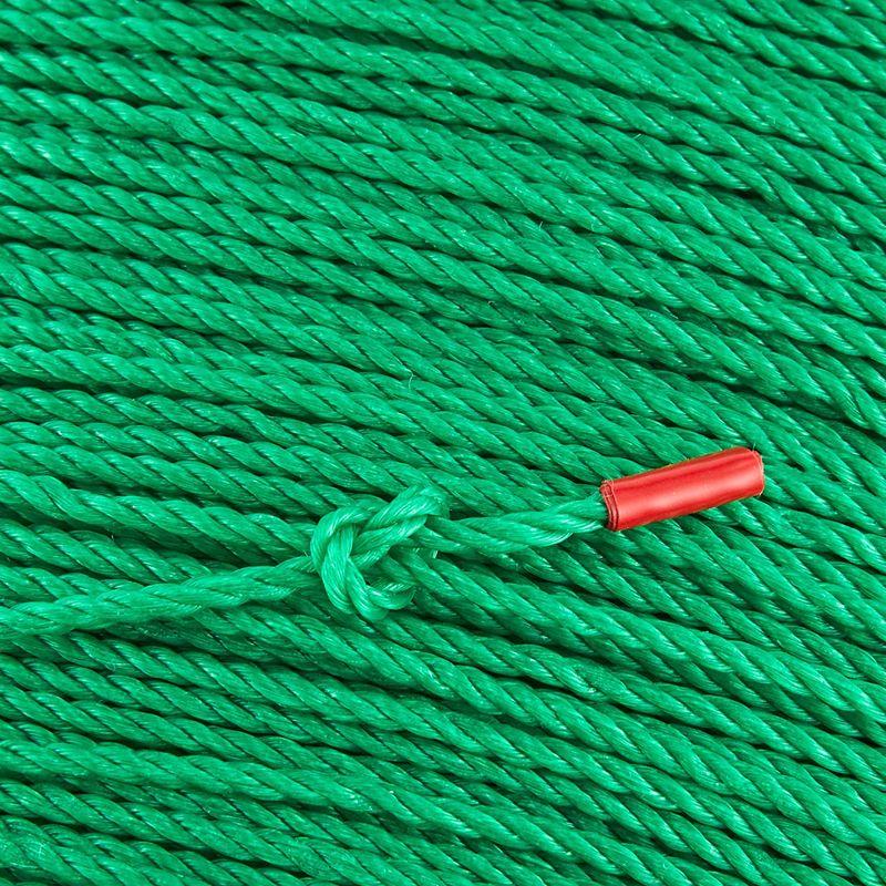 ポリエチレン製ロープ まつうら工業 ポリエチレン製 ロープ 太さ2mm 長さ700m ドラム巻 緑 - 4