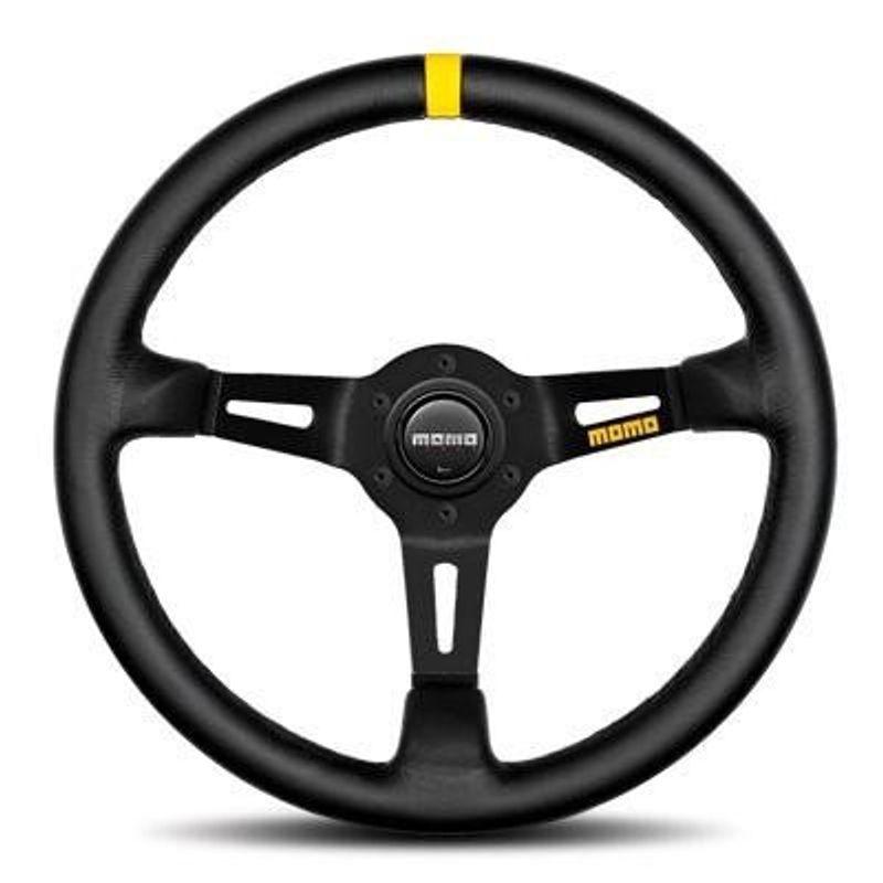 最安値に挑戦 MOMO モモ ステアリング MOD.78 35パイ RED スエード M