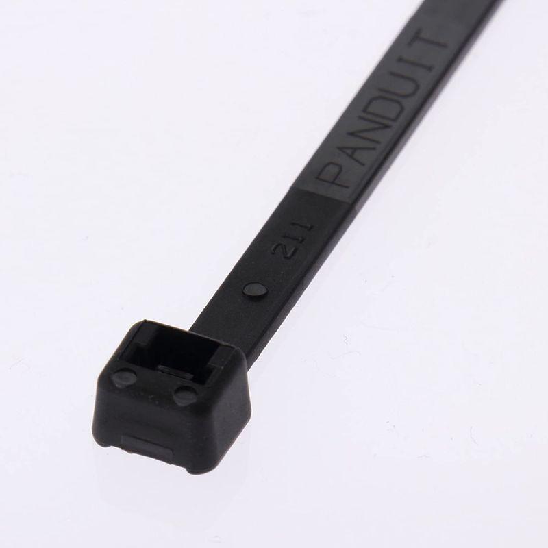 電気配線部品　パンドウイット　ナイロン結束バンド　耐熱性黒　長さ249mm　1000本入り　幅4.8mm　PLT2.5S-M30