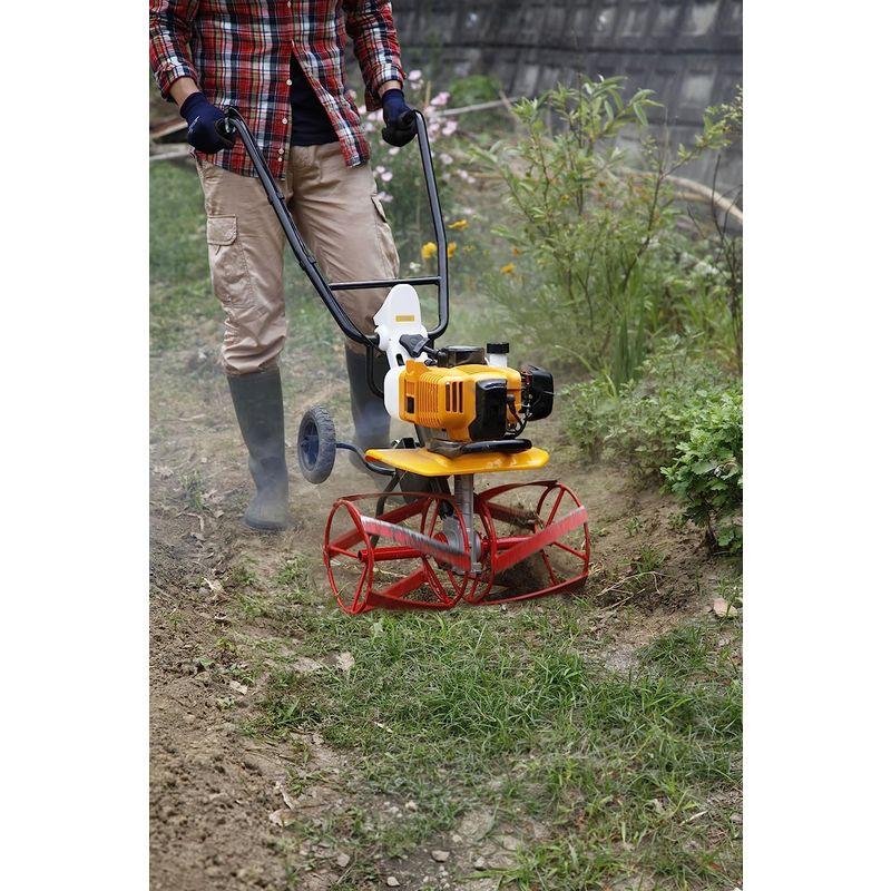 農業機械 京セラ(Kyocera) 旧リョービ エンジンカルチベータ RCVK-4300 663250A 家庭菜園で大活躍する持ち運びができる小型耕う - 9