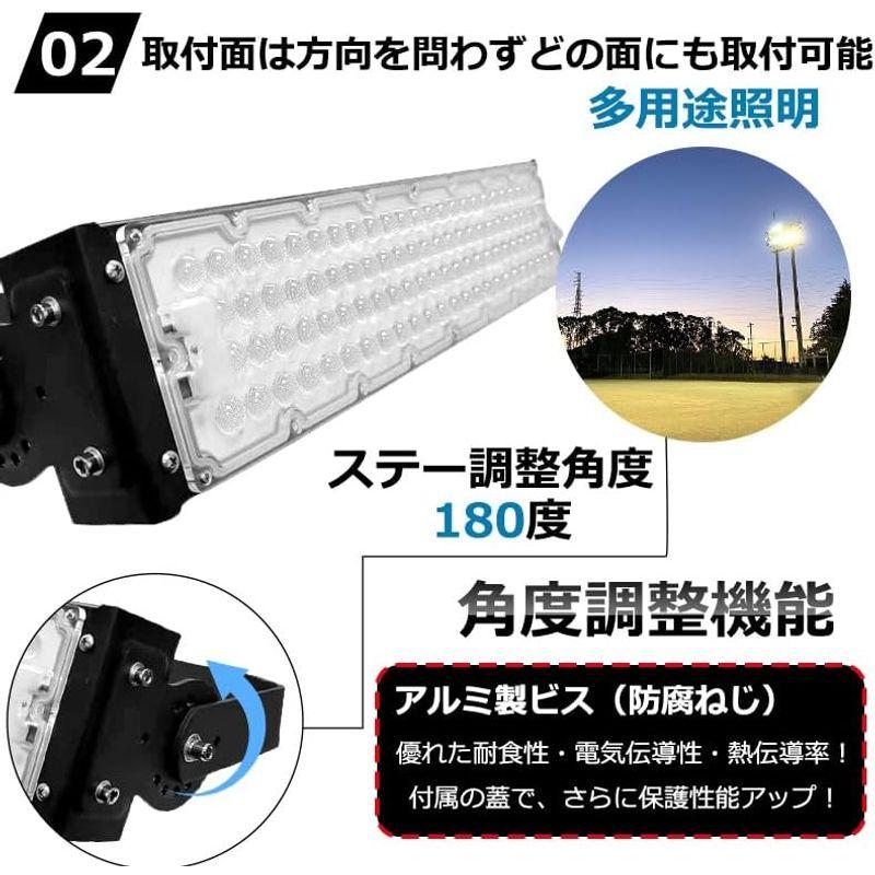 LED　投光器　作業灯　ガレージ　看板灯　60000LM　色選択　IP65防水　超高輝度タイプ　超爆光　LED　300W　3000w相当　投