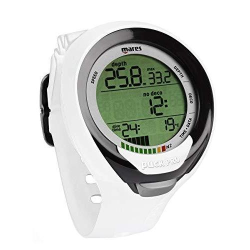 MARES PUCK PRO+ ホワイト ダイブコンピュータ-