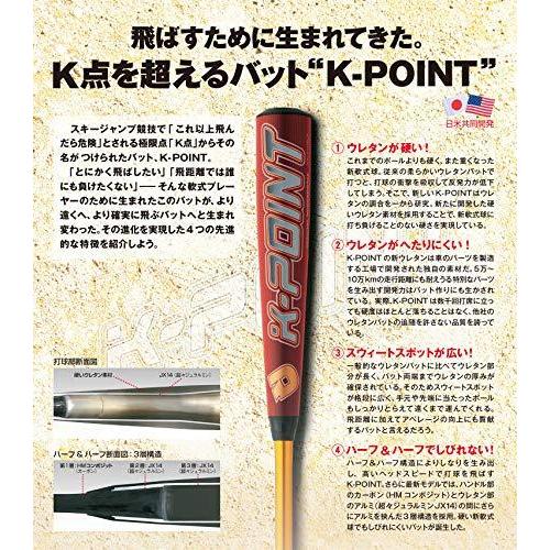 HappyfactoryDeMARINI(ディマリニ) 野球 軟式 用 バット K-POINT(ケー