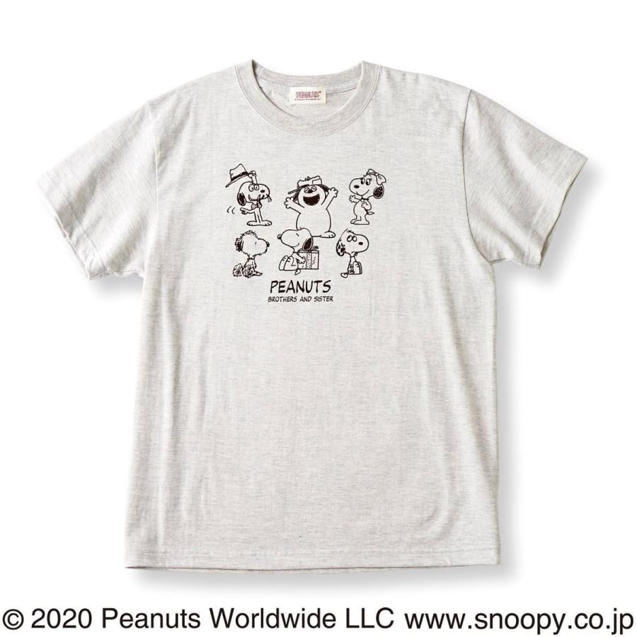 フェリシモ Peanuts スヌーピーと仲間たち ロゴ入りtシャツ スヌーピーときょうだい フェリシモ Paypayモール店 通販 Paypayモール