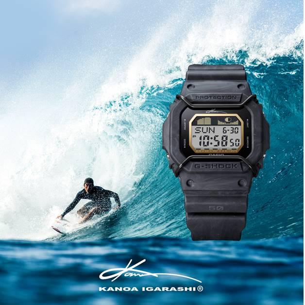 数量限定 カシオ 腕時計 G-SHOCK ジーショック 五十嵐カノア シグネーチャーモデル KANOA IGARASHI SIGNATURE MODEL GLX-5600KB-1 サーフィン