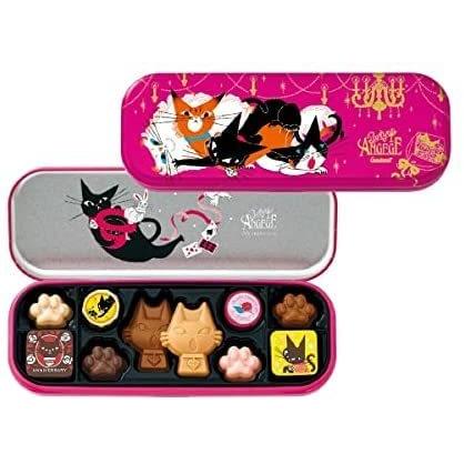 22 ホワイトデー アンジュジュd チョコレート ゴンチャロフ ギフト袋付き 猫 あんじゅじゅ 友チョコ 大人 キャット Cat 猫好き お返し かわいい 義理チョコ