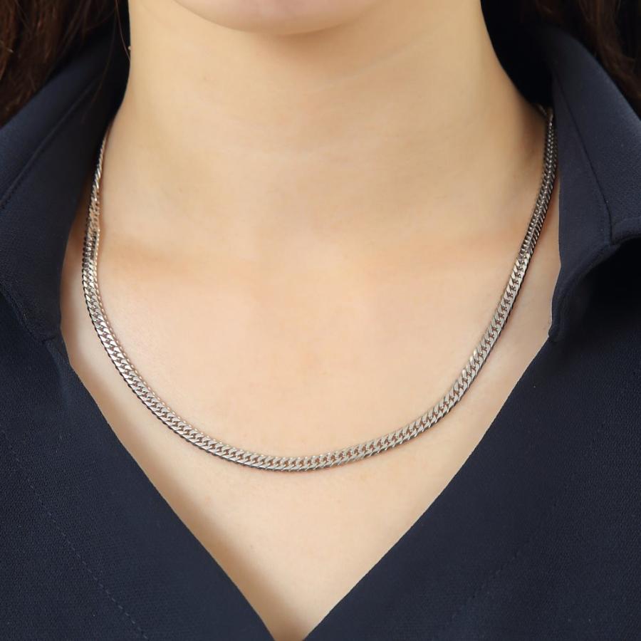 プラチナ 喜平ネックレス 6面ダブル 30g 50cm メンズ レディース プラチナ 喜平ネックレス 6面ダブル 30g 50cm メンズ レディース