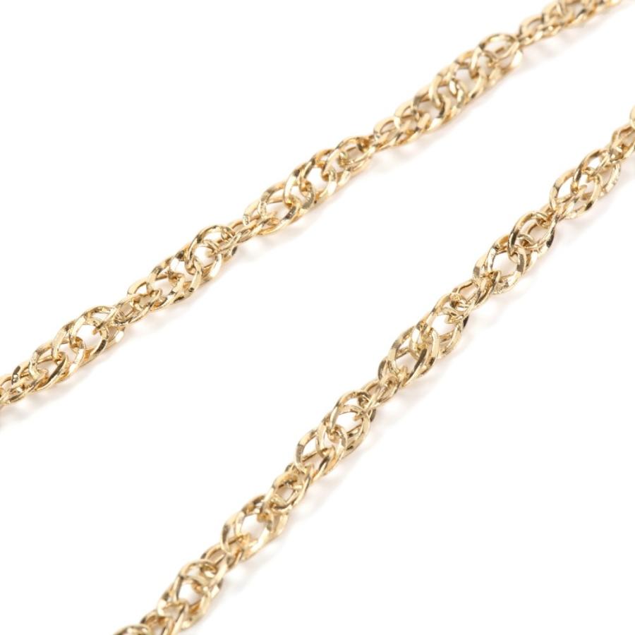 18金 ブレスレット スクリュー チェーン レディース ゴールド 18k オシャレ アクセサリー プレゼント ギフトの画像