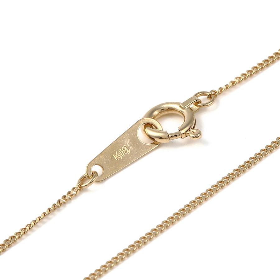 18金 喜平ネックレス 2面 1.2g 幅0.8mm 45cm メンズ レディース