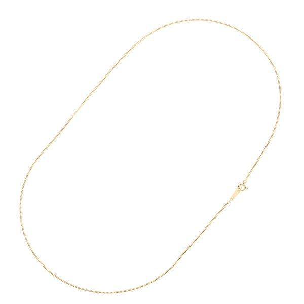 18金 喜平ネックレス 2面 1.9g 50cm 幅0.9mm 細い ゴールド 18金 喜平ネックレス 2面 1.9g 50cm 幅0.9mm 細い ゴールド