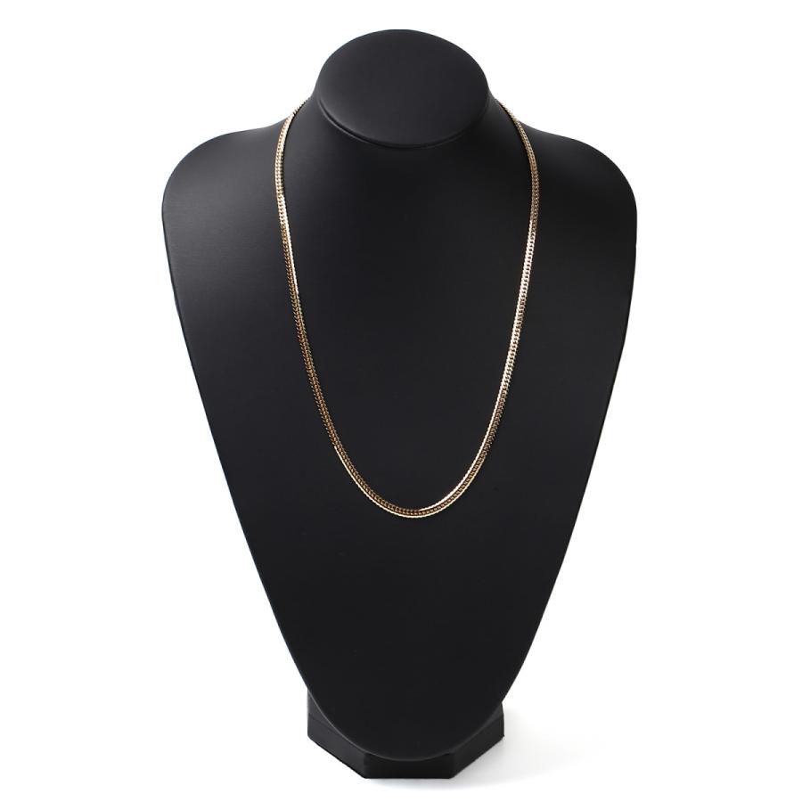 喜平ネックレス 18金 6面 ダブル 30g 60cm K18 メンズ レディース