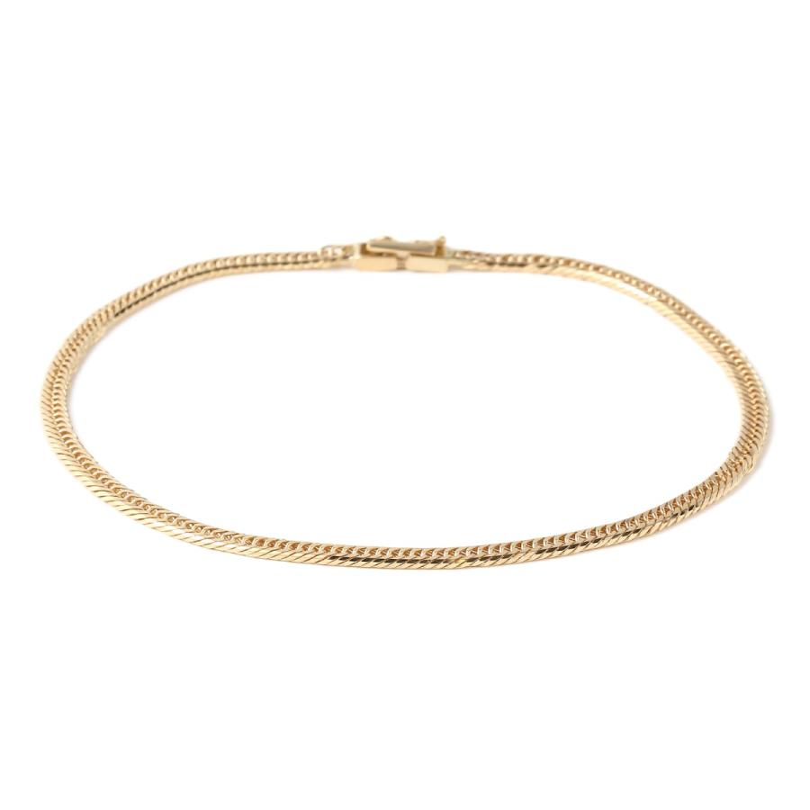 18金 喜平アンクレット 8面トリプル 6g 23cm ゴールド メンズ