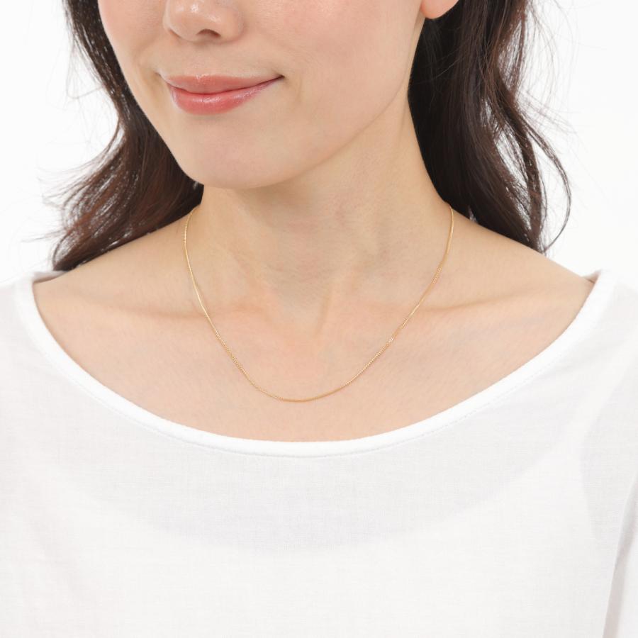 18金 喜平ネックレス チェーン 2面 45cm 細い 幅1.2mm メンズ 18金 喜平ネックレス チェーン 2面 45cm 細い 幅1.2mm メンズ