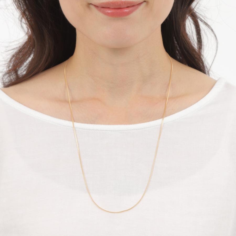18金 喜平ネックレス チェーン 2面 60cm 細い 幅1.2mm メンズ 18金 喜平ネックレス チェーン 2面 60cm 細い 幅1.2mm メンズ