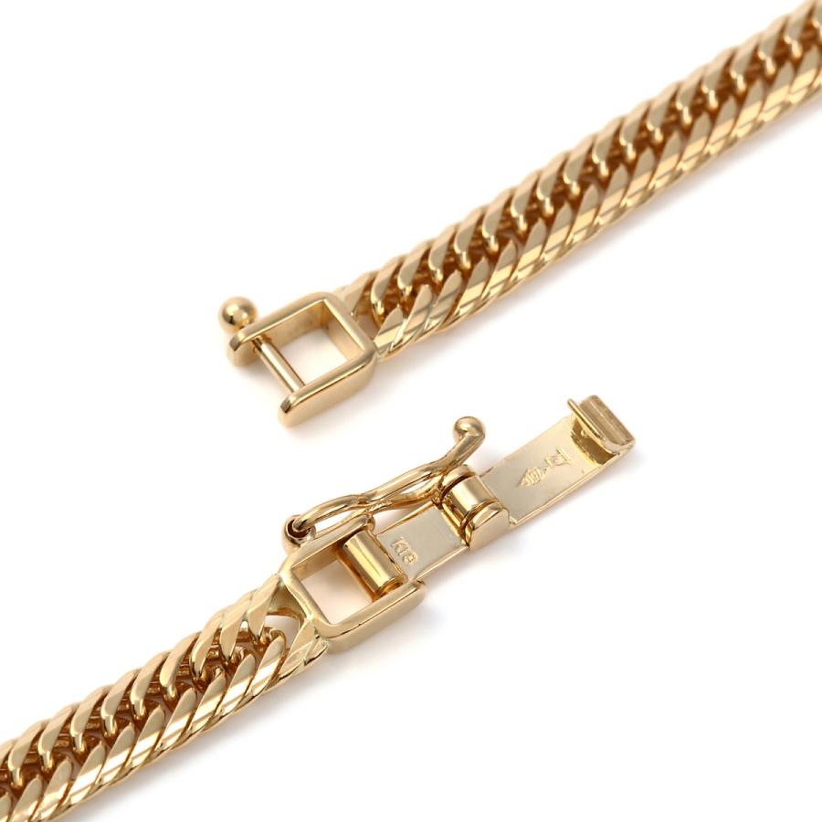 18金 喜平ネックレス Mカット トリプル 25g 50cm ゴールド メンズ