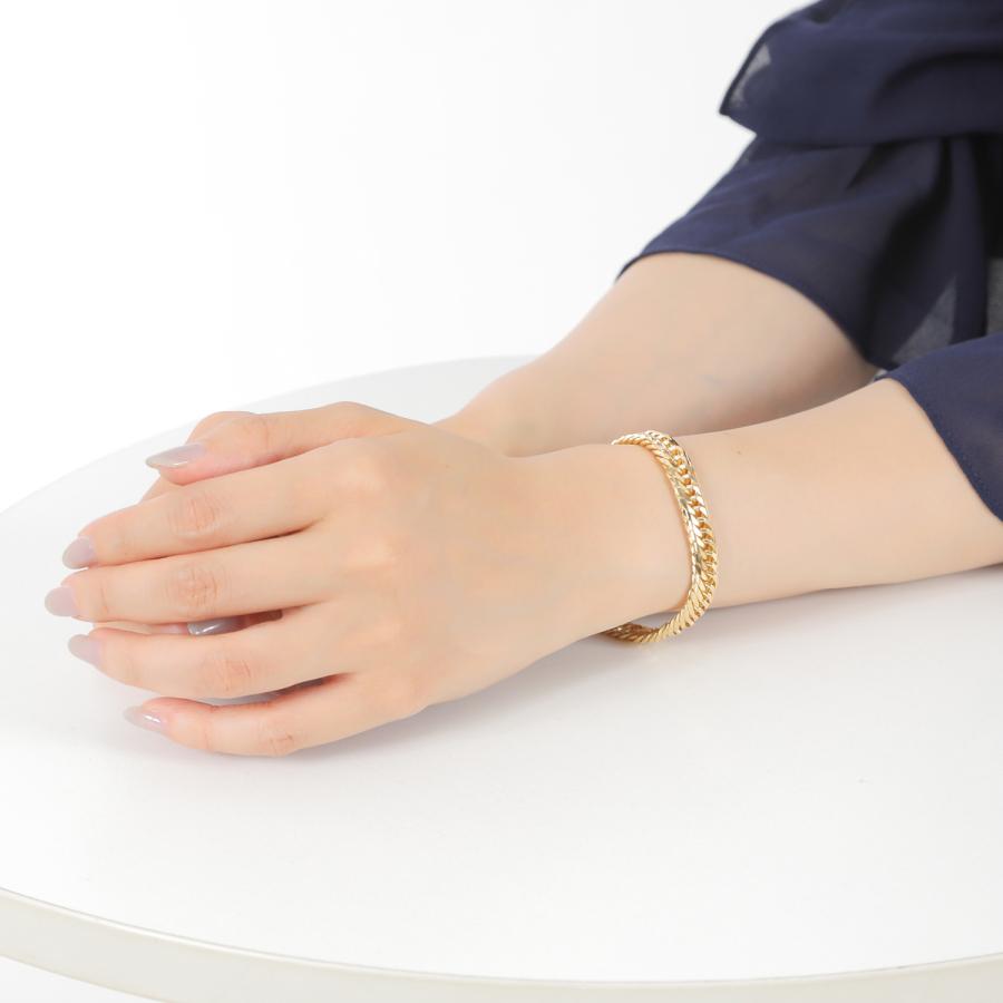 18金 喜平ブレスレット Mカット トリプル 30g 18cm メンズ 18金 喜平ブレスレット Mカット トリプル 30g 18cm メンズ