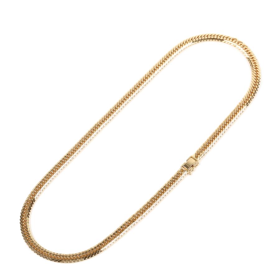 18金 喜平ネックレス Mカット トリプル 50g 50cm K18 メンズ