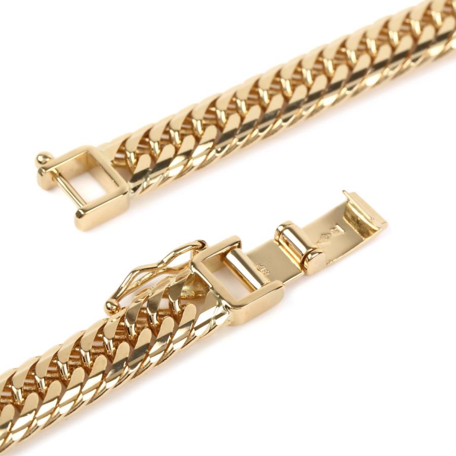 喜平 50g 50cm Mカットトリプル k18 画像 1～3枚目K18トリプルMカット喜平30g50cm 4～6枚目K18