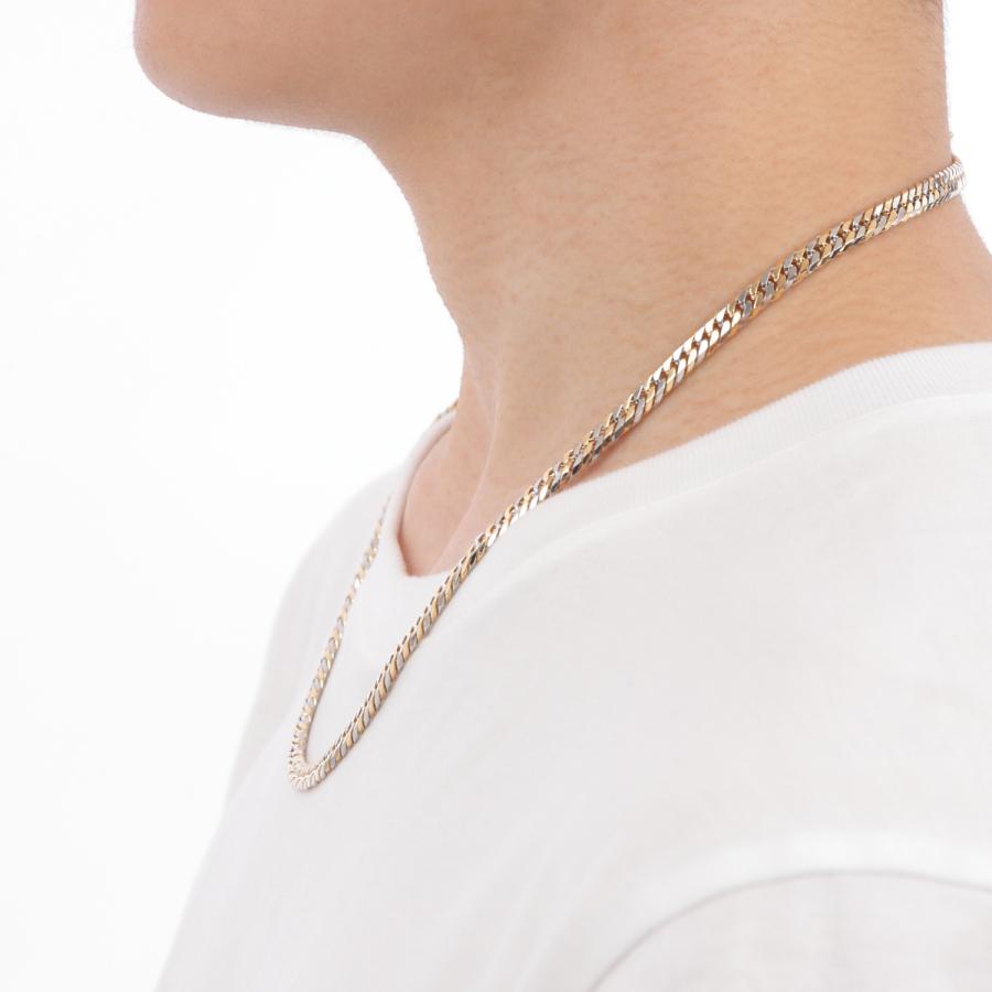 18金　喜平ネックレス　50㎝ K18 18金 喜平ネックレス 6面ダブル 80g 50cm 7.5mm幅 中折れ