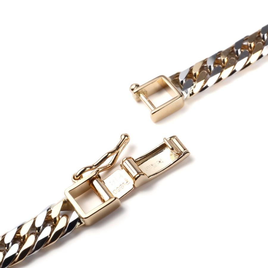 ネックレス 18金 プラチナ コンビ 喜平 6面ダブル 50g 50cm K18 ネックレス 18金 プラチナ コンビ 喜平 6面ダブル 50g 50cm K18