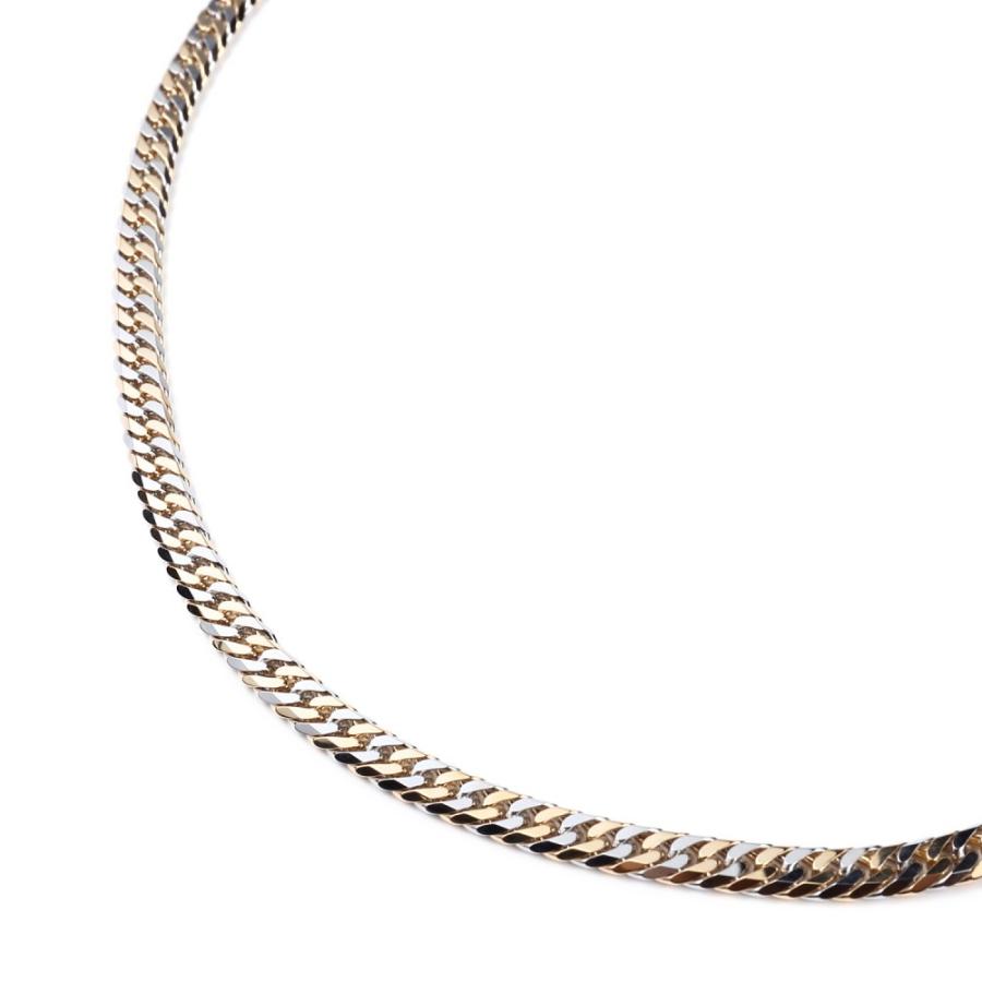 ネックレス 18金 プラチナ コンビ 喜平 6面ダブル 50g 50cm K18 ネックレス 18金 プラチナ コンビ 喜平 6面ダブル 50g 50cm K18