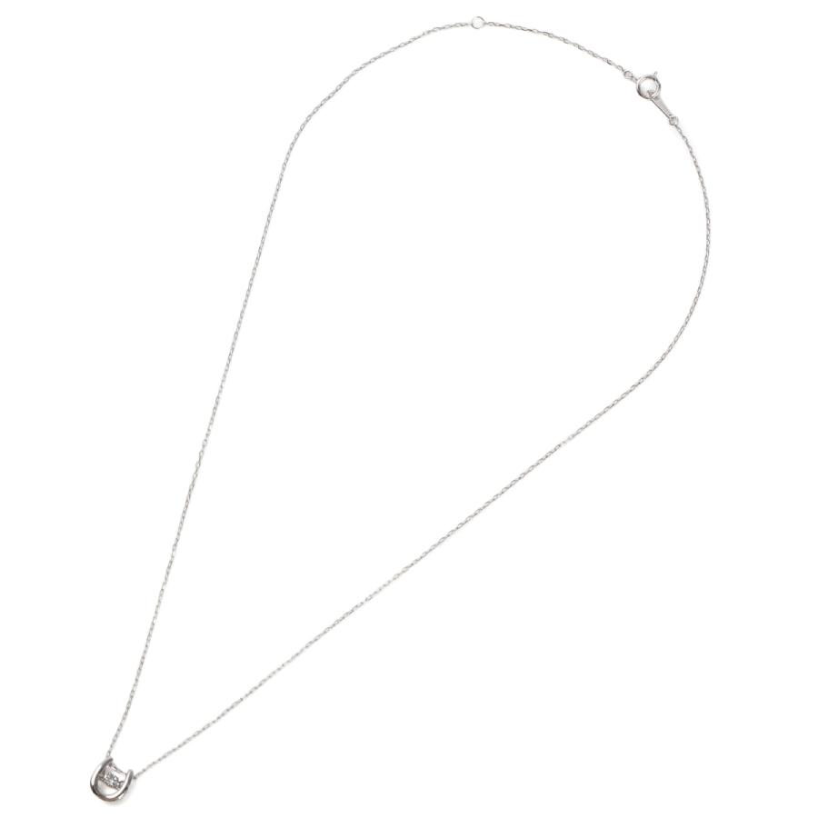 ネックレス ダイヤモンド 0.05ct ダンシングストーン ホワイト