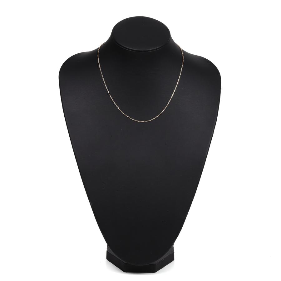 【新品】18金 アズキチェーンネックレス 幅1.3mm長さ45cm 品質証明書付 18金 ネックレス あずきチェーン 45cm 幅1.3mm k18 18k