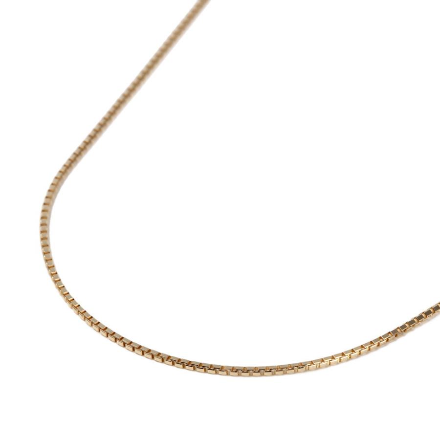 18金 ネックレス ベネチアン チェーン 45cm 幅1.0mm フリー