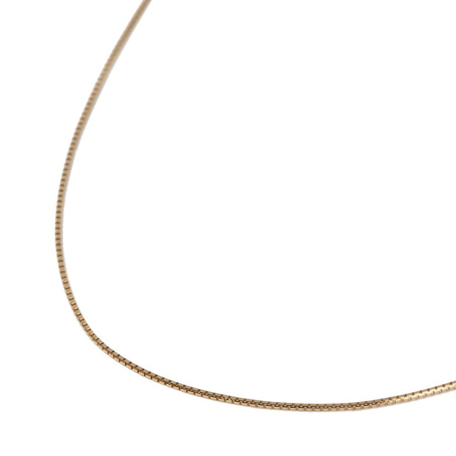 18金 ネックレス ベネチアン チェーン 50cm 幅0.8mm フリー 18金 ネックレス ベネチアン チェーン 50cm 幅0.8mm フリー