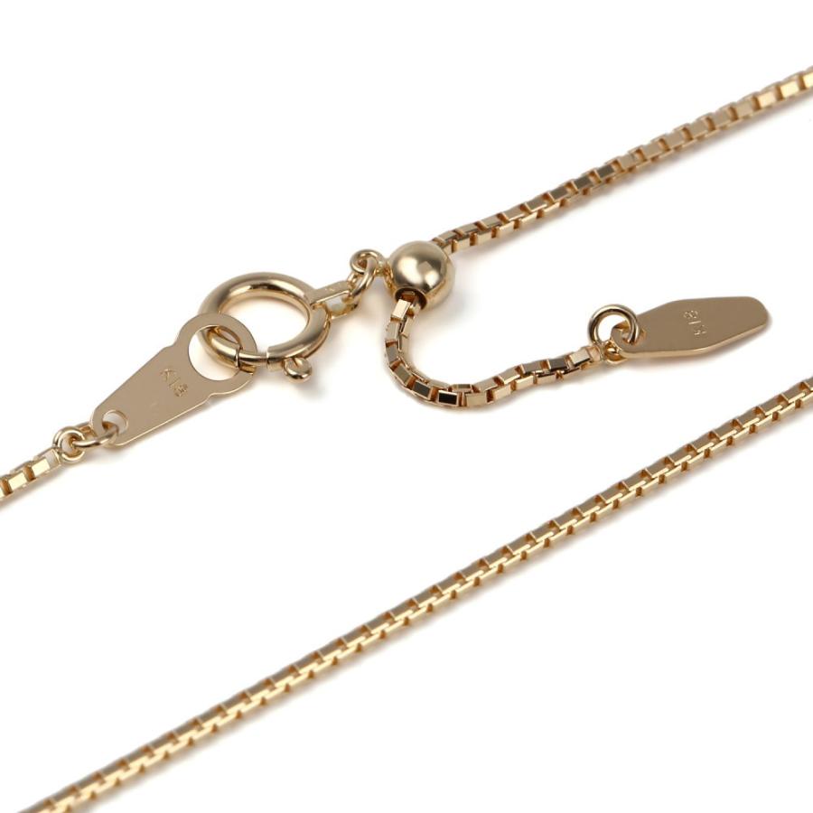 18金 ベネチアン ネックレス 50cm 幅1.0mm ゴールド チェーン