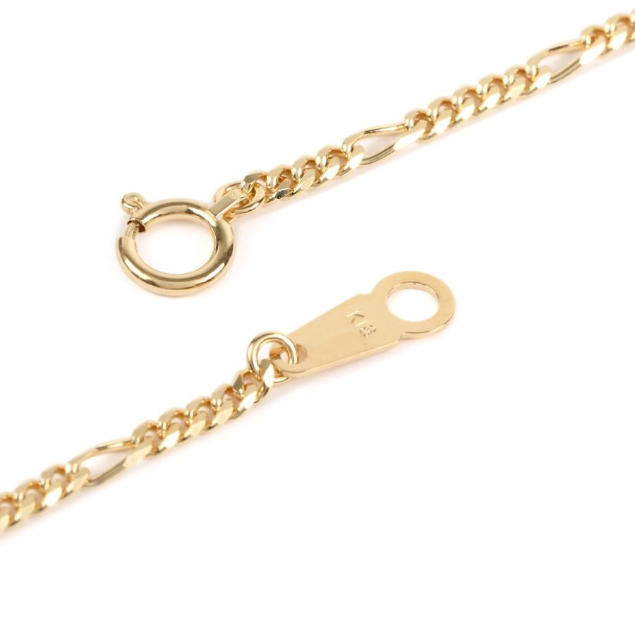 18金 ネックレス チェーン フィガロ 60cm 7.9g k18 18k レディース