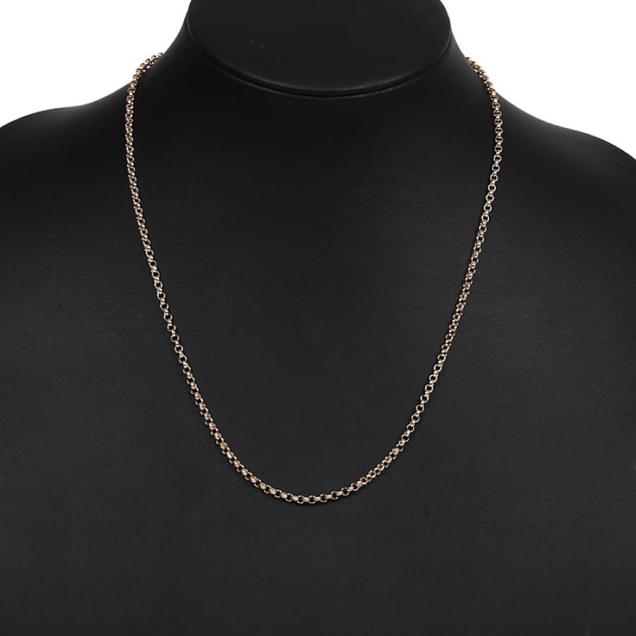 18金 ネックレス ロロチェーン 50cm 幅2.6mm 中空 k18 18k