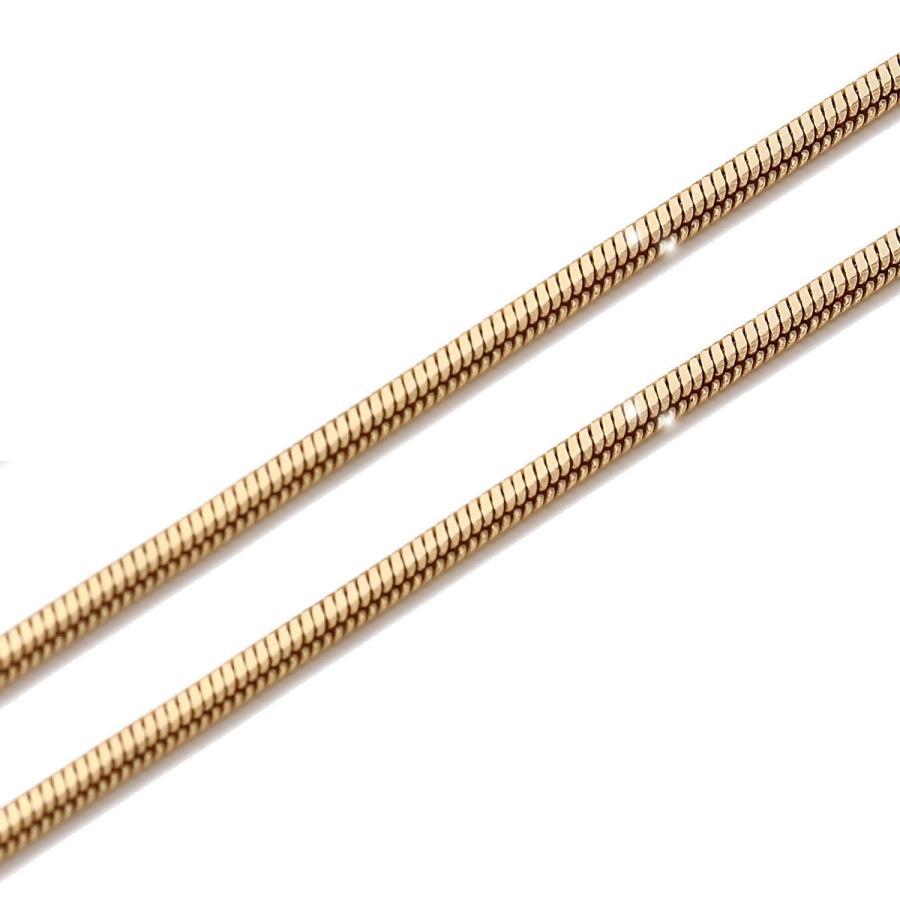18金 ネックレス スネーク チェーン 45cm 幅1.5mm フリー 18金 ネックレス スネーク チェーン 45cm 幅1.5mm フリー