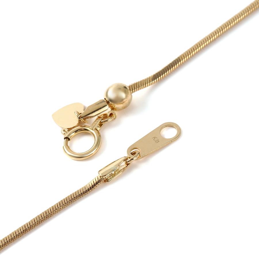 18金 ネックレス スネーク チェーン 45cm 幅1.5mm フリー 18金 ネックレス スネーク チェーン 45cm 幅1.5mm フリー