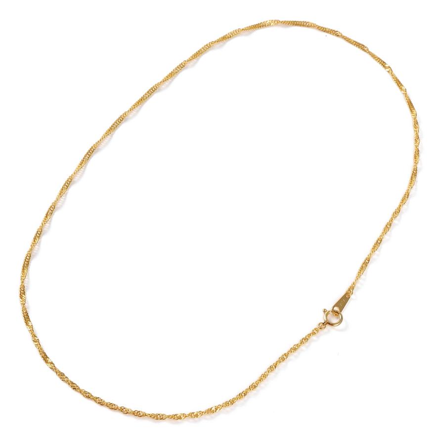 純金 ネックレス スクリュー チェーン 42.5cm 幅1.8mm 造幣局 純金 ネックレス スクリュー チェーン 42.5cm 幅1.8mm 造幣局