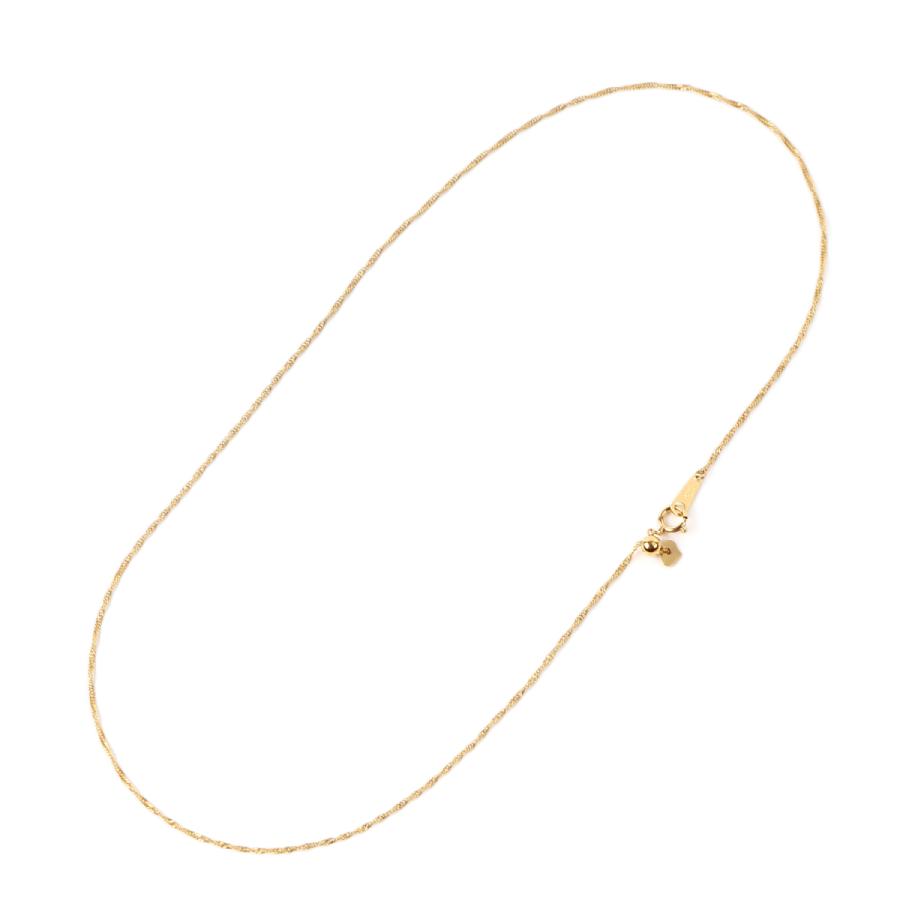 【最終値値下げ】　K24 純金スクリューネックレス　45cm 造幣局刻印有り tomatosarada 純金 ネックレス スクリュー チェーン ネックレス