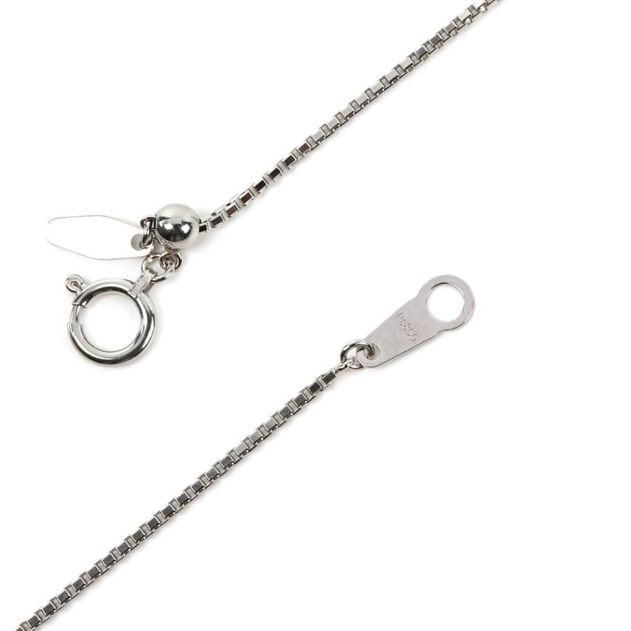ネックレス プラチナ ベネチアン チェーン 45cm 幅 1.0mm フリー