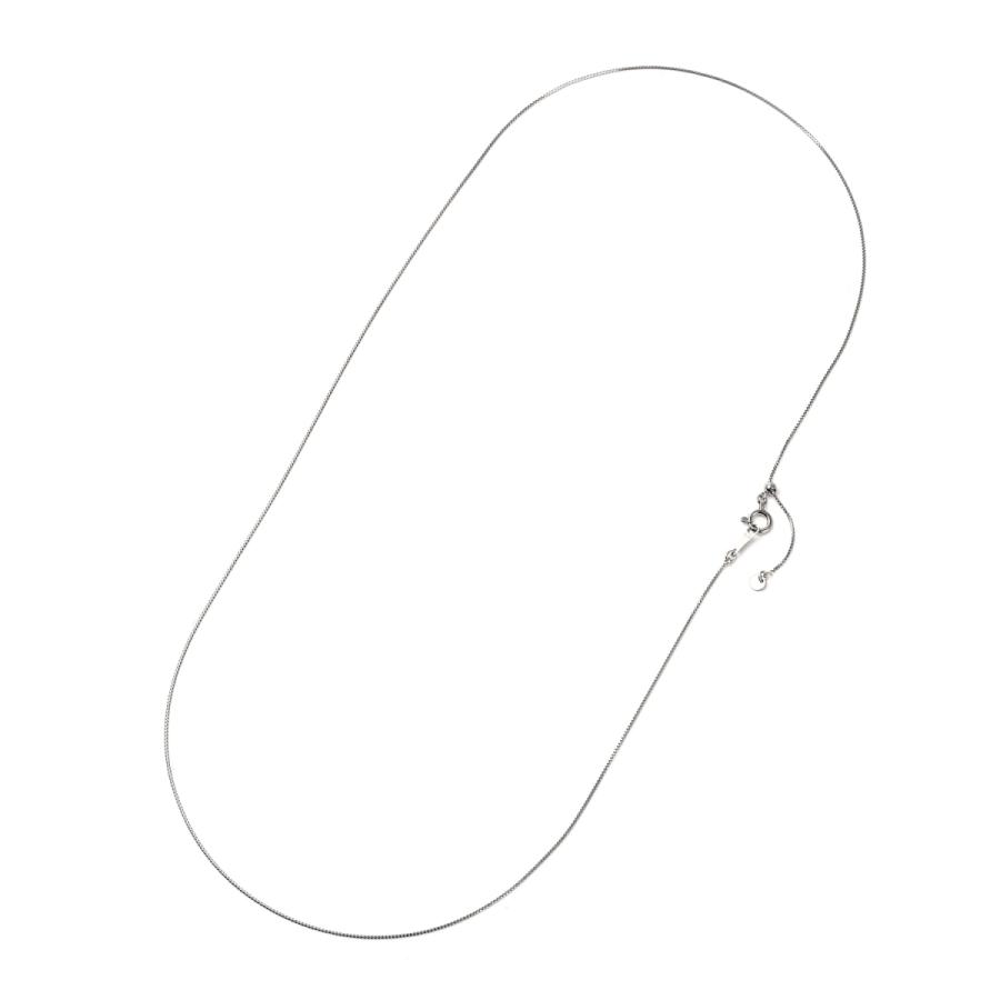 ネックレス プラチナ ベネチアン チェーン 50cm 幅 0.6mm フリー