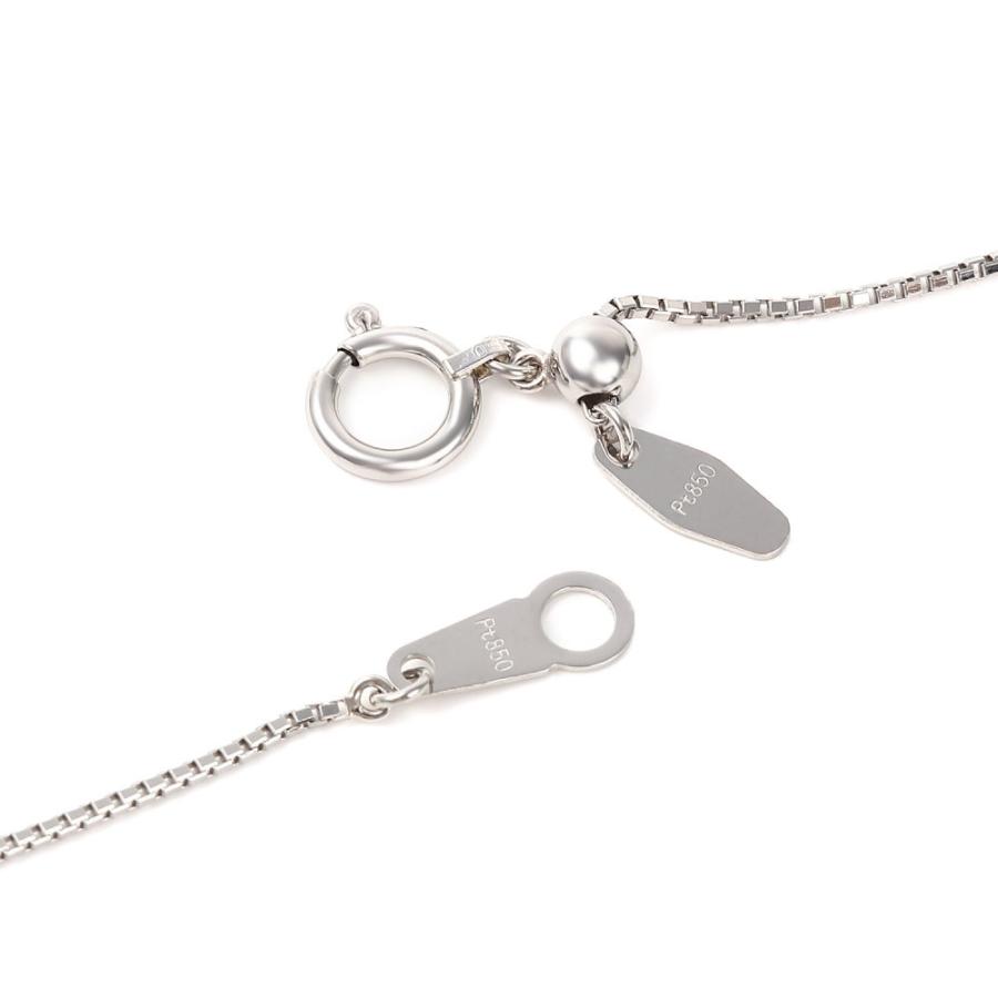 ネックレス プラチナ ベネチアン チェーン 50cm 幅0.8mm フリーアジャスター Pt850 レディース シンプル プレゼント ギフトの画像