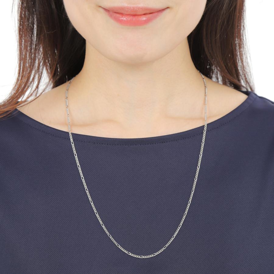プラチナ ネックレス チェーン フィガロ 60cm レディース メンズ プラチナ ネックレス チェーン フィガロ 60cm レディース メンズ