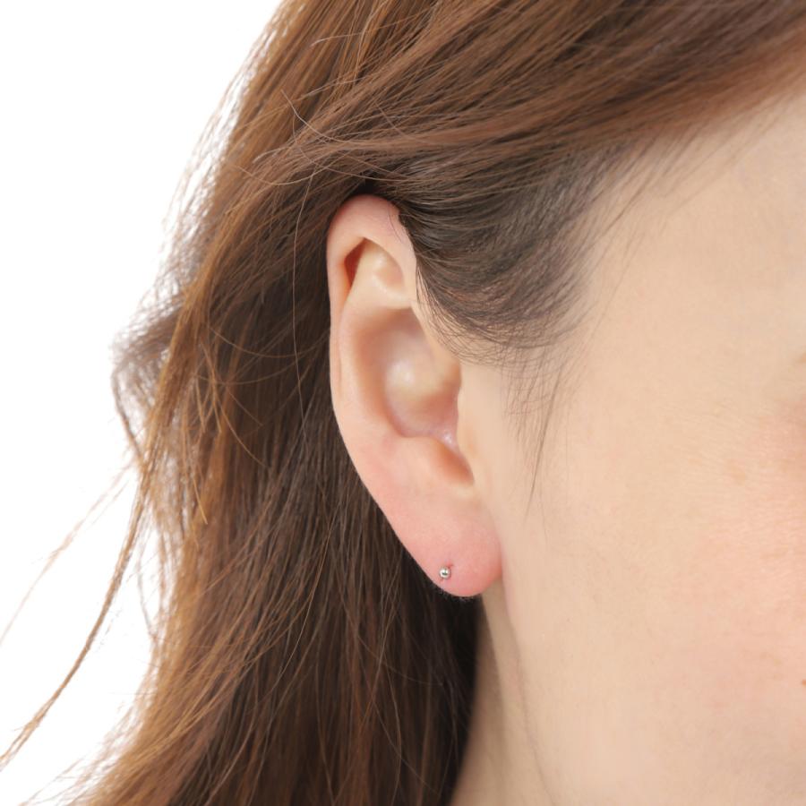 ピアス プラチナ 丸玉 2mm 両耳 Pt900 メンズ レディース シンプル