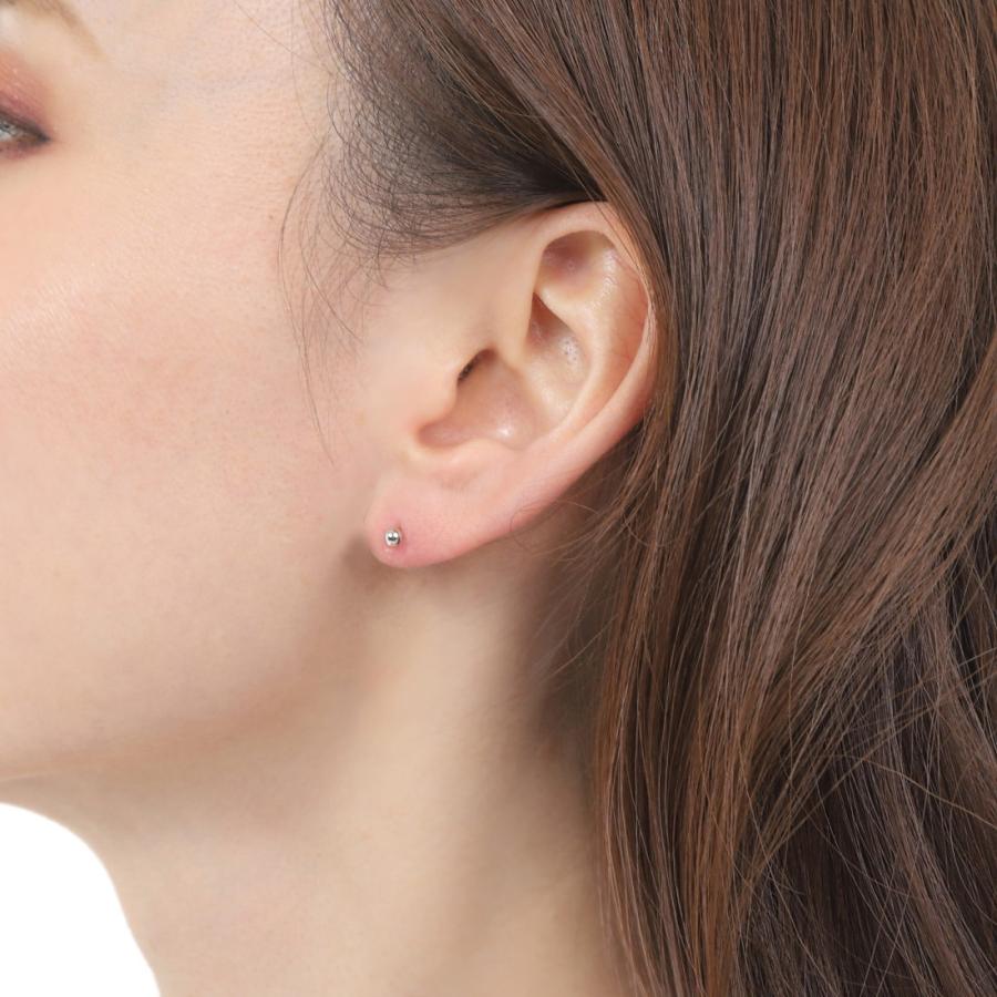 プラチナ pt 900 ピアス バラのデザイン (両耳用) プラチナ900 ボールピアス レディース メンズ isi-420024-000 Pt900