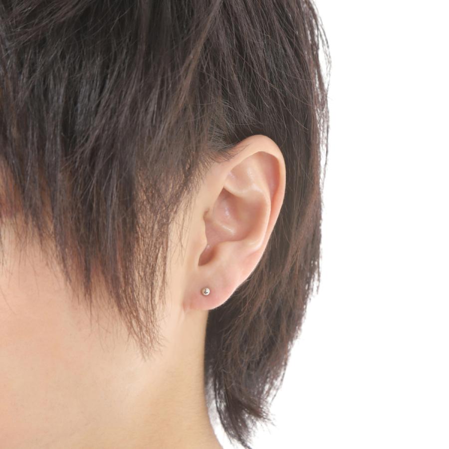 ピアス プラチナ 丸玉 3mm 両耳 Pt900 メンズ レディース シンプル 定番  アクセサリー プレゼント ギフトの画像