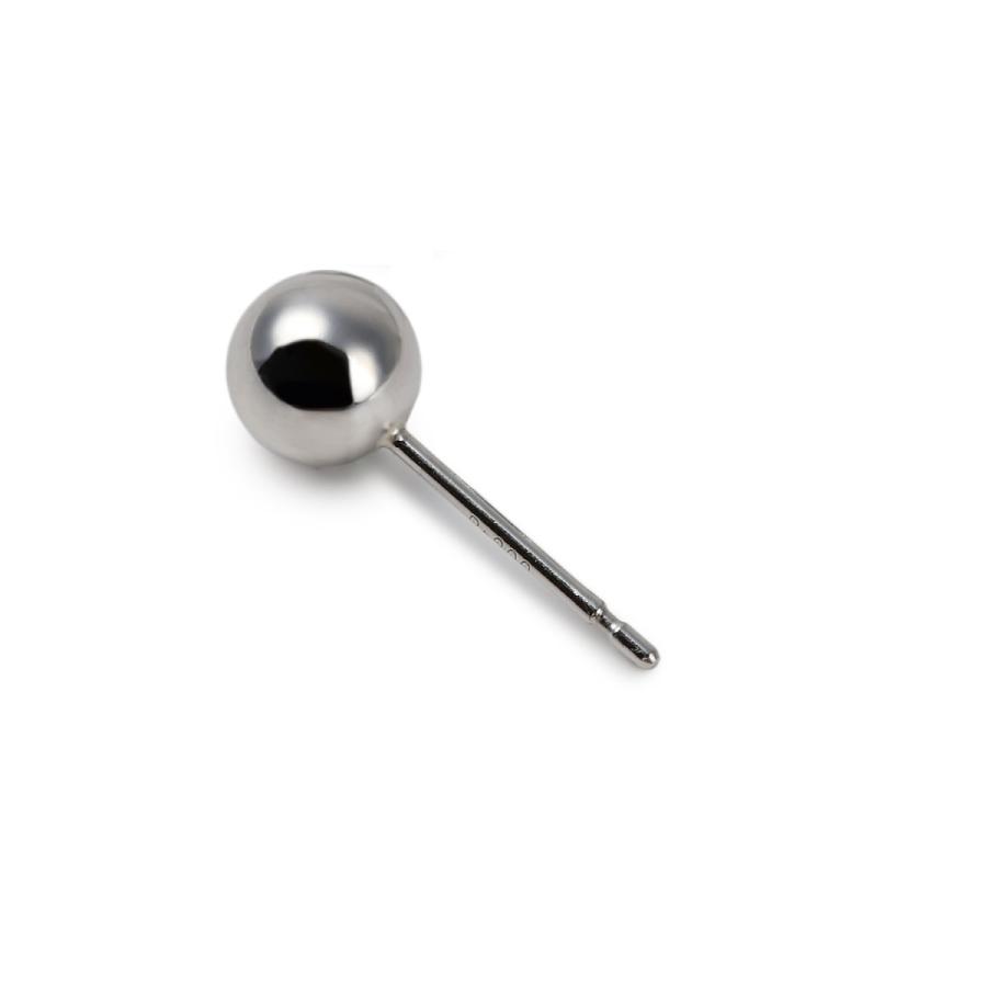 ピアス プラチナ 丸玉 5mm 片耳 Pt900 メンズ レディース シンプル