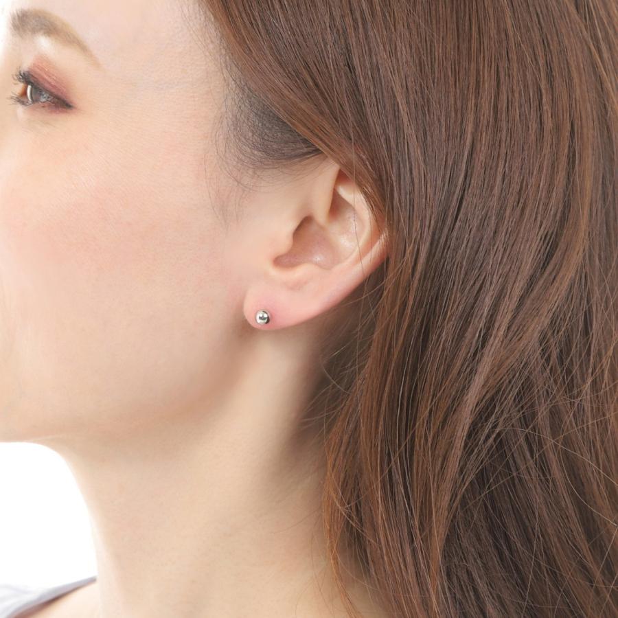 ピアス プラチナ 丸玉 5mm 片耳 Pt900 メンズ レディース シンプル
