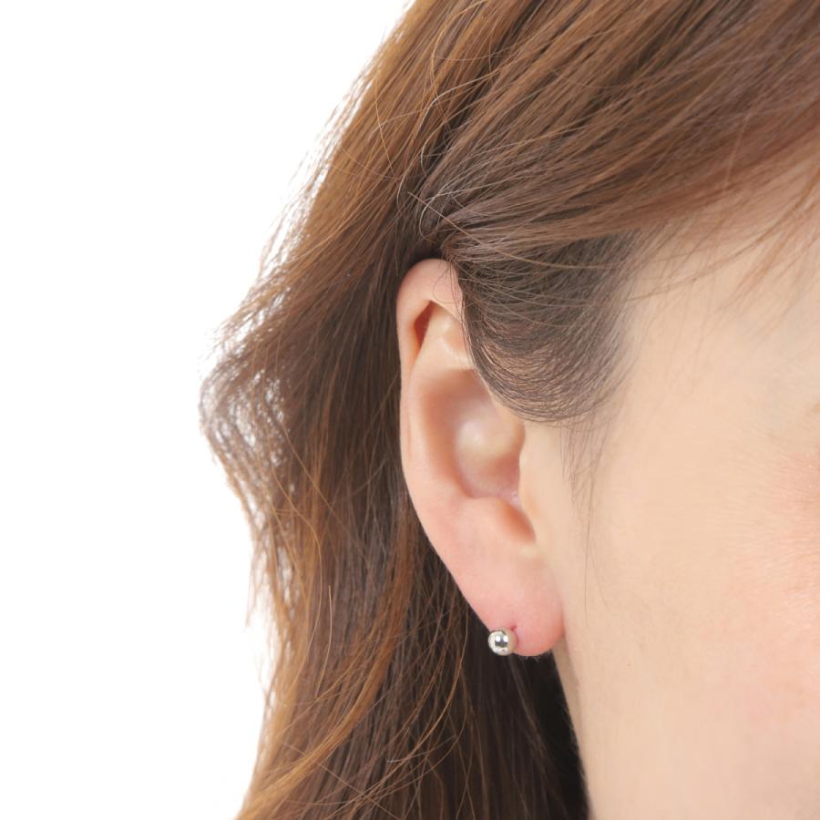 ピアス プラチナ 丸玉 5mm 両耳 Pt900 メンズ レディース シンプル