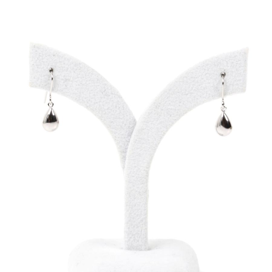 【新品未使用】＊定価5万1800円＊ K18 ホワイトゴールド ドロップピアス ピアス 18金 K18 ドロップ 雫 ホワイトゴールド 揺れる