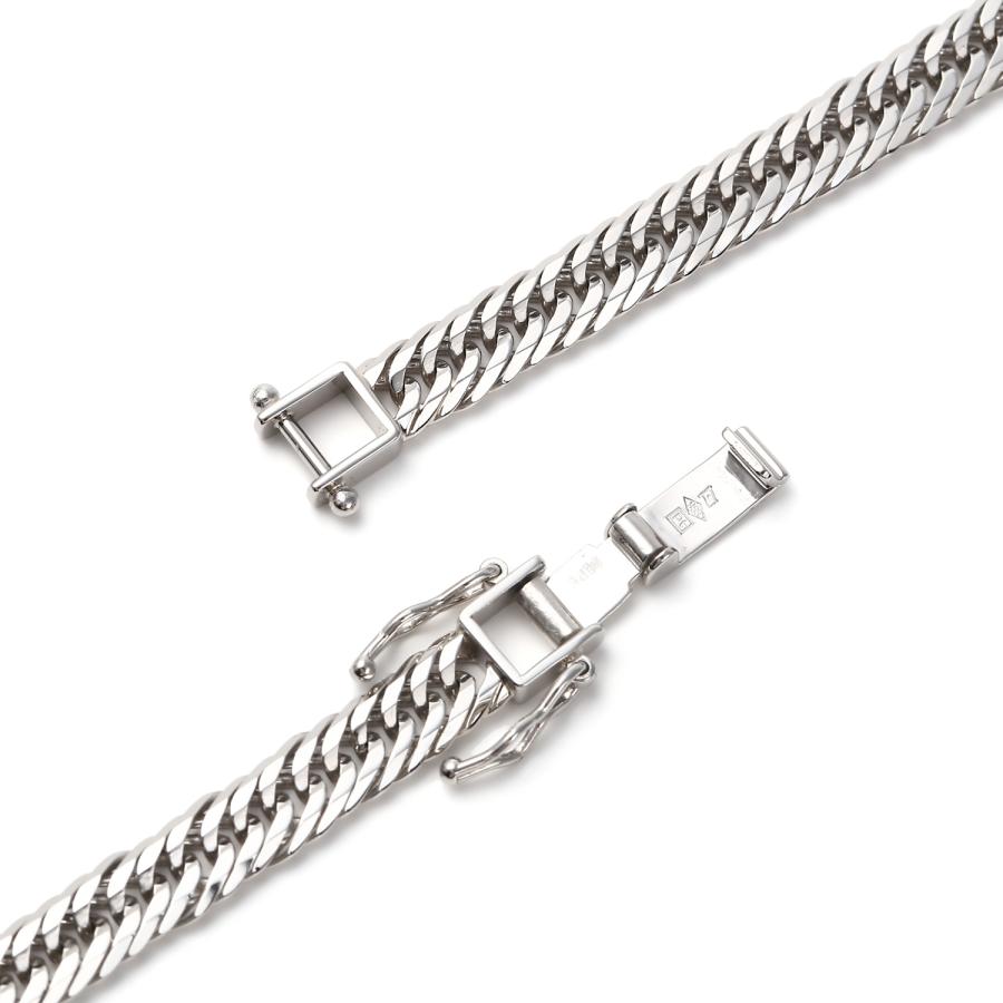 喜平12面トリプル　プラチナコーティング50cm 人気サイズ プラチナ喜平 トリプル12面 50cm 30g キヘイ 12面トリプル 十二